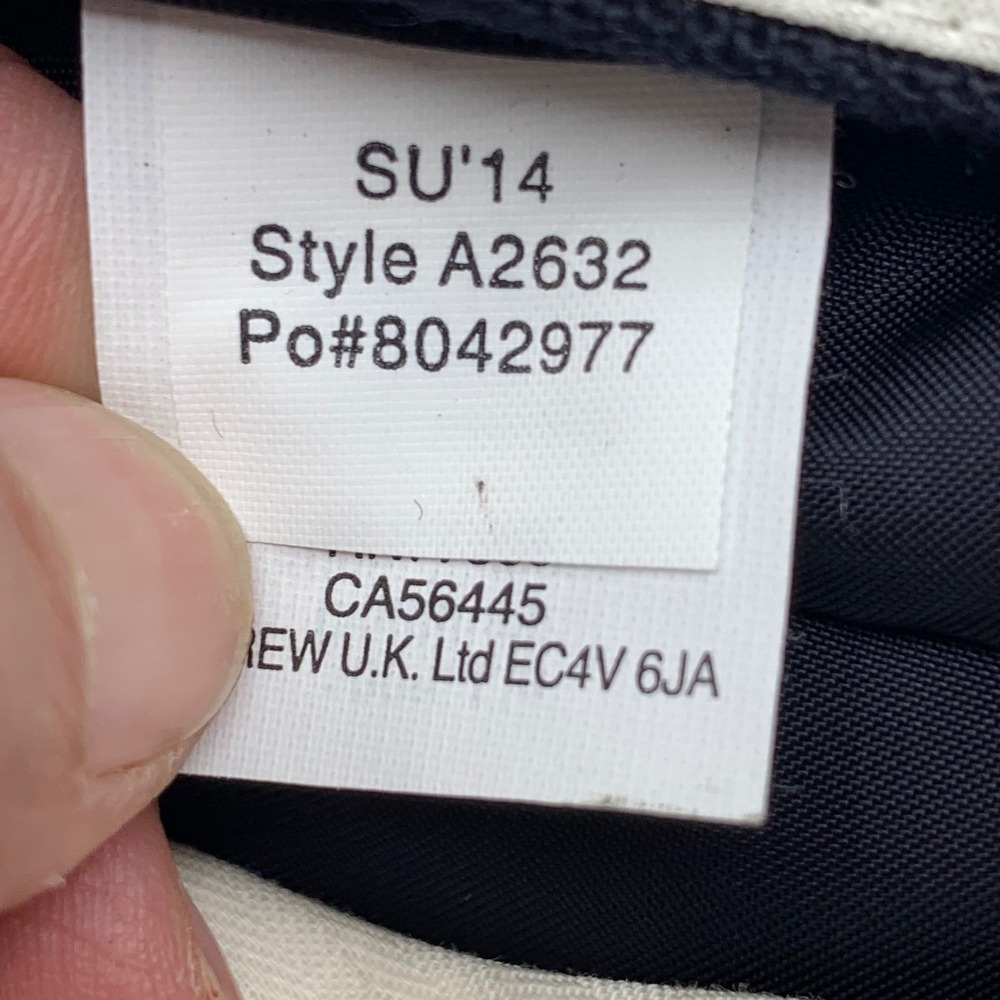 J. Crew Crewcuts Ludlow Slim Boys‎ Suit Pant Navy Linen Dress Pants Size 16 - Picture 10 of 11